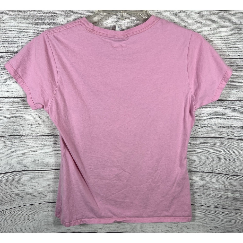 Hello Kitty Chococat Rainbow Graphic T Shirt Womens Small Pink Sanrio - Picture 2 of 6